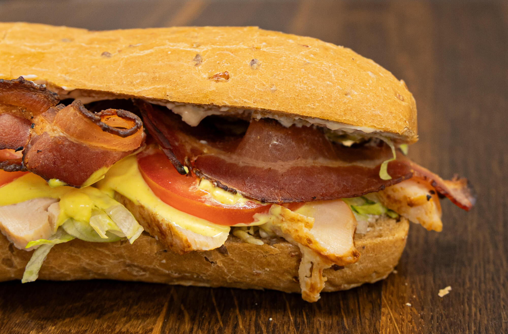 Kylling karry sandwich